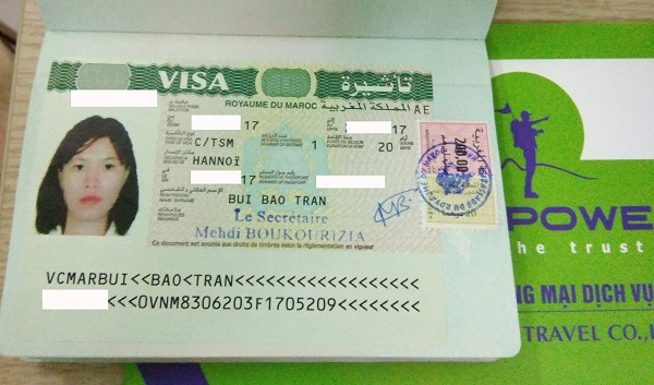 Chúc mừng visa Ma rốc